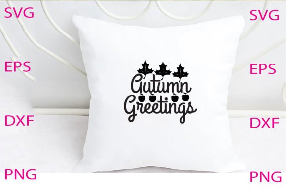 Autumn Greetings Svg Design