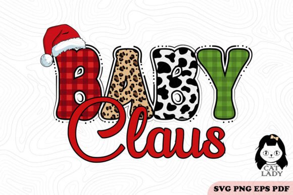 Free Baby Claus Plaid Pattern SVG PNG