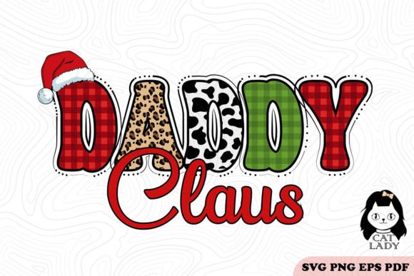 Free Daddy Claus Plaid Pattern SVG PNG
