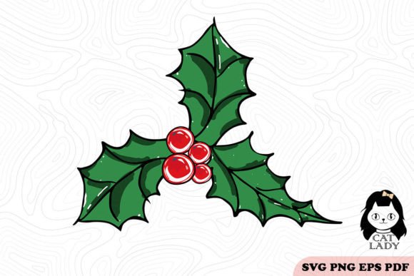 Free Leaves Christmas SVG PNG