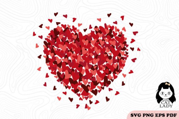Heart Valentine SVG PNG Sublimation
