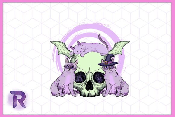 Kawaii Pastel Goth Cute Cat