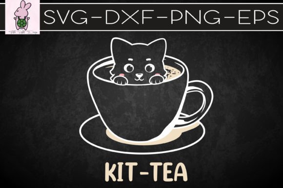 Kit-Tea Cute Black Cat