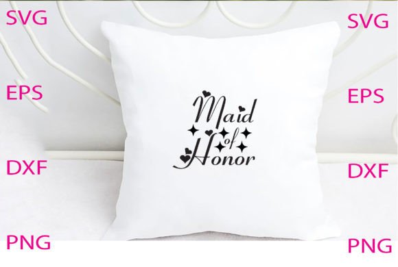Maid of Honor Svg Design