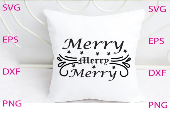 Merry Svg T Shirt Design