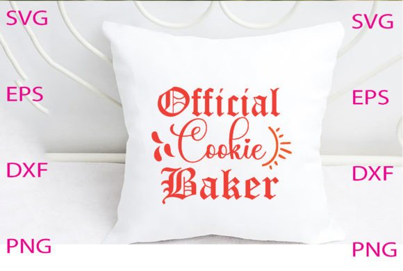 Official Cookie Baker Svg Design