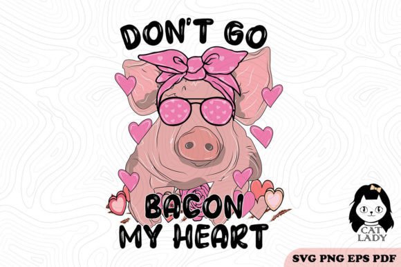 Valentine Pig SVG PNG Sublimation