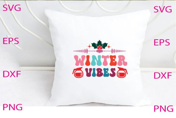 Winter Vibes Svg Design